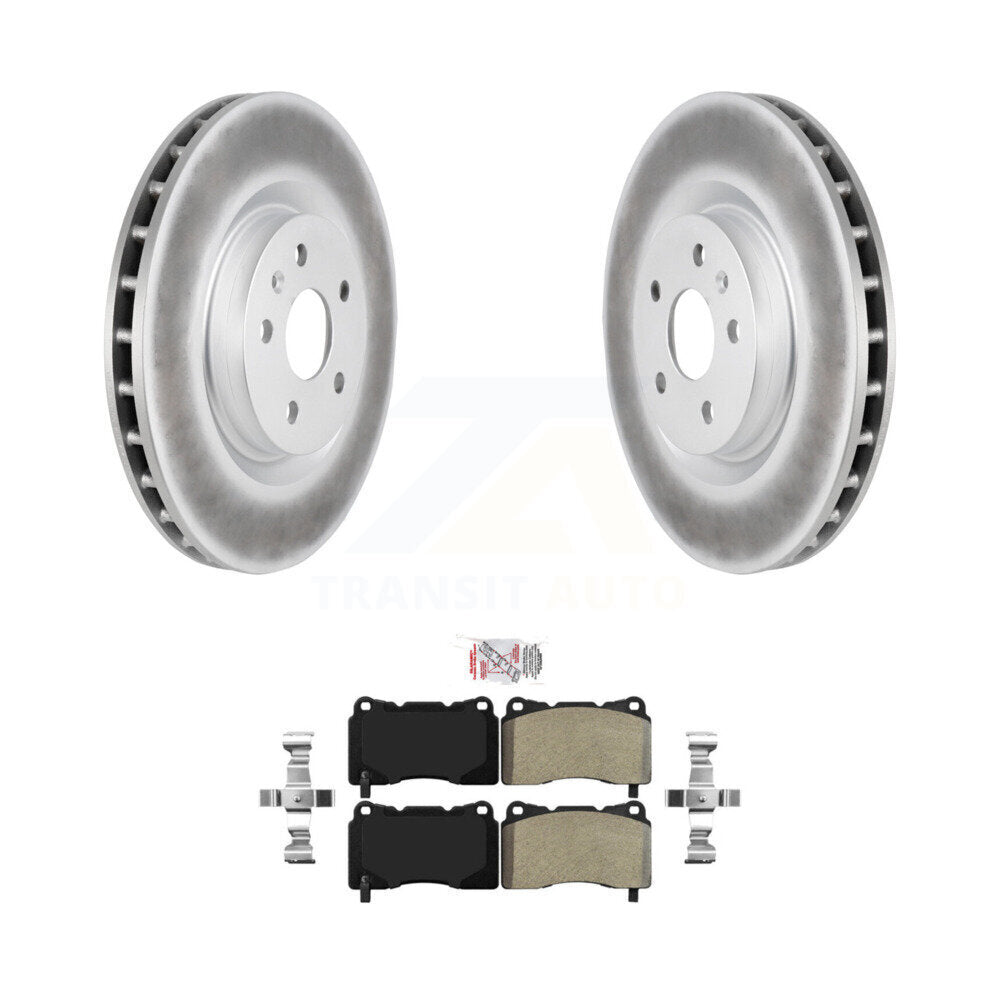 Front Coated Disc Brake Rotors And Semi-Metallic Pads Kit For Pontiac G8 Buick Regal KGA-104644