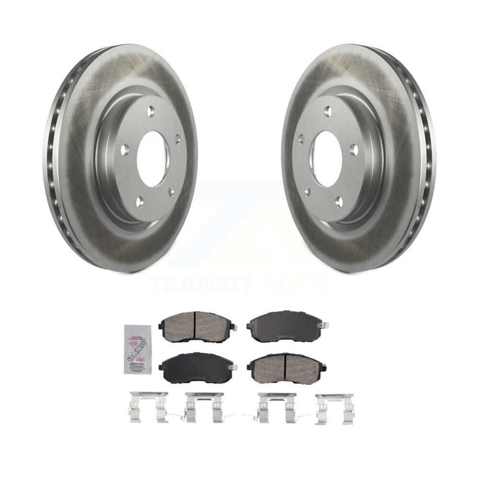 Front Coated Disc Brake Rotors And Ceramic Pads Kit For Nissan Sentra KGA-104732