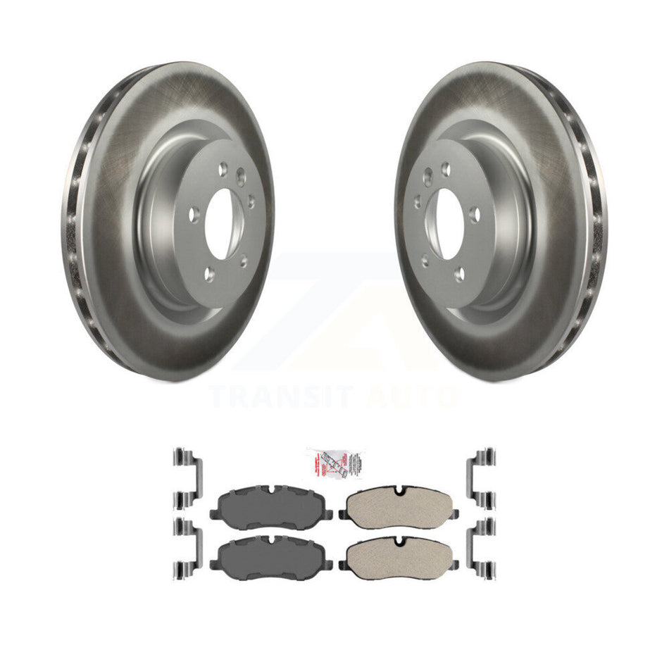 Front Coat Disc Brake Rotor Semi-Metallic Pad Kit For Land Rover Range Sport Supercharged KGA-104736