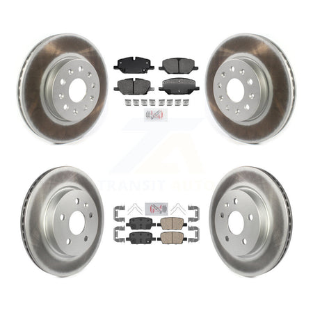 Front Rear Ceramic Pads And Coated Disc Brake Rotors Kit For Chevrolet Camaro KGA-104997