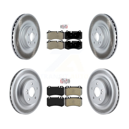 Front Rear Semi-Metallic Pad Coat Brake Rotors Kit For Mercedes-Benz S600 Armored Vehicle KGA-105178