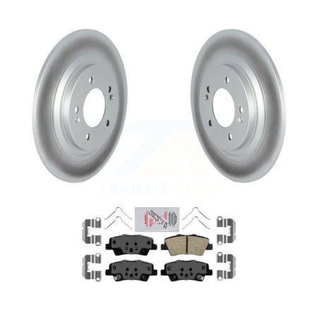 Rear Coated Disc Brake Rotors Ceramic Pad Kit For Kia Cadenza With Electric Parking KGA-105395