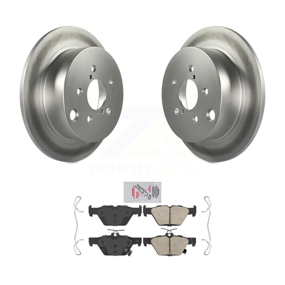 Rear Coated Disc Brake Rotors And Ceramic Pads Kit For Subaru Crosstrek KGA-105433
