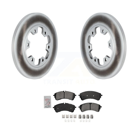 Rear Coat Brake Rotors Semi-Metallic Pad Kit For Ford Transit-250 Transit-150 Transit-350 KGA-105461