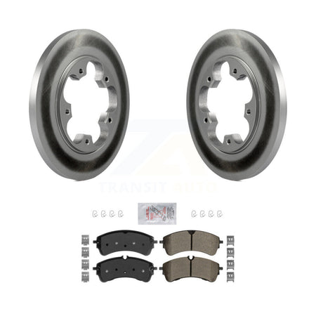 Rear Coat Brake Rotors Semi-Metallic Pad Kit For Ford Transit-250 Transit-150 Transit-350 KGA-105594