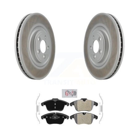 Front Coat Brake Rotors Semi-Metallic Pad Kit For 10 Jaguar XF Base/Premium Luxury/Luxury KGA-105616