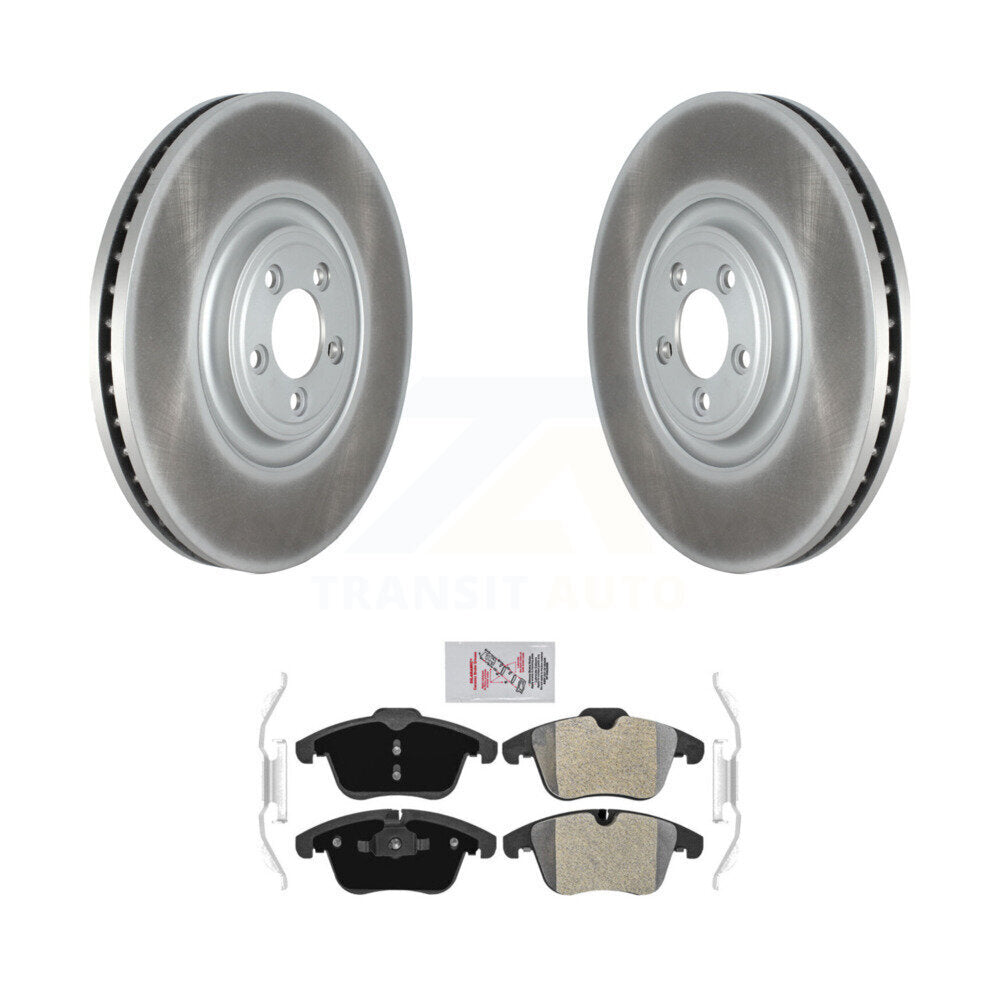 Front Coat Brake Rotors Semi-Metallic Pad Kit For 10 Jaguar XF Base/Premium Luxury/Luxury KGA-105617