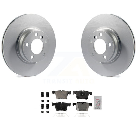 Front Coated Disc Brake Rotors And Semi-Metallic Pads Kit For BMW 328i 330e KGA-105622