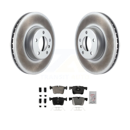 Front Coated Disc Brake Rotors And Semi-Metallic Pads Kit For BMW 335i xDrive GT KGA-105624