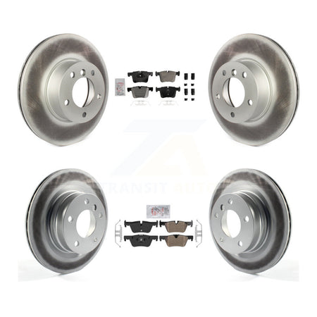 Front Rear Semi-Metallic Pads And Coated Disc Brake Rotors Kit For BMW 320i 328d KGA-105818