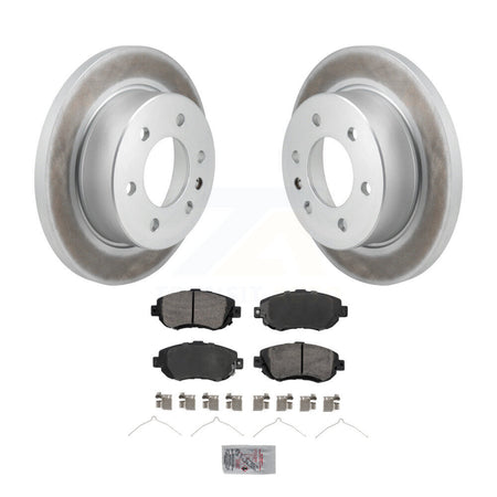 Rear Coated Brake Rotor & Semi-Metallic Pad Kit For Mercedes-Benz Sprinter 2500 3500 1500 KGA-105883
