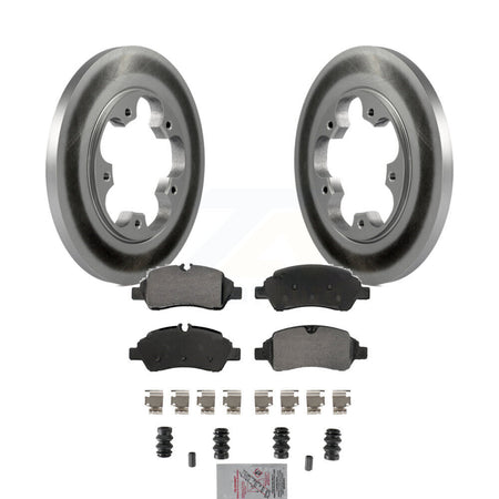 Rear Coat Brake Rotors Semi-Metallic Pad Kit For Ford Transit-250 Transit-150 Transit-350 KGA-105887
