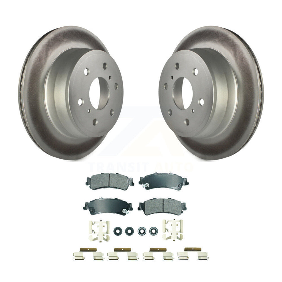Rear Coated Disc Brake Rotors And Semi-Metallic Pads Kit For GMC Sierra 1500 Classic KGA-105900