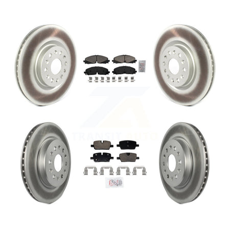 Front Rear Ceramic Pad Coat Disc Brake Rotors Kit For 2021 Cadillac XT5 Buick Enclave XT6 KGA-105992