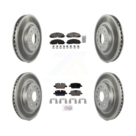 Front Rear Ceramic Pad Coat Disc Brake Rotor Kit For Chevrolet Traverse Blazer GMC Acadia KGA-105995
