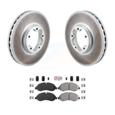 Front Coat Brake Rotor Semi-Metallic Pad Kit For Ford Transit-250 Transit-150 Transit-350 KGA-106020