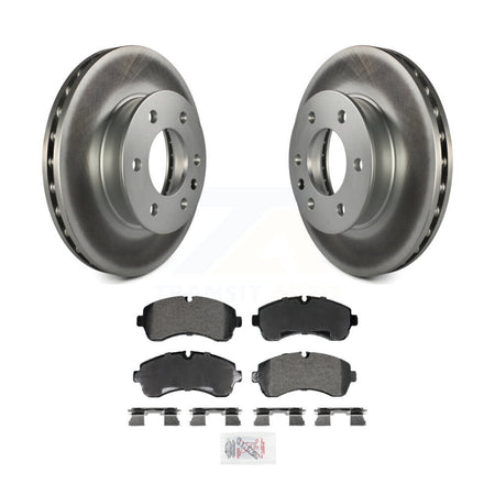 Front Coated Brake Rotor Semi-Metallic Pad Kit For Mercedes-Benz Sprinter 2500 3500 Dodge KGA-106021