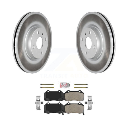 Front Coat Disc Brake Rotor Semi-Metallic Pad Kit For Mazda MX-5 Miata With Brembo Brakes KGA-106041