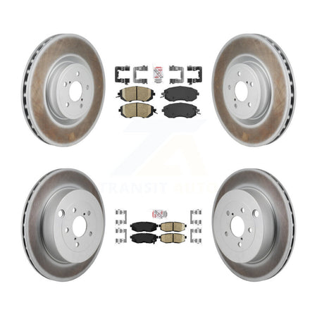 Front Rear Ceramic Pad Coat Brake Rotor Kit For 2019 Toyota 86 Base GT With Brembo Brakes KGA-106131