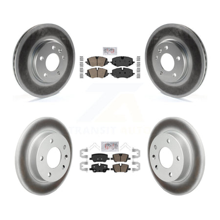 Front Rear Ceramic Pad & Coated Brake Rotor Kit For Chevrolet Trailblazer Buick Encore GX KGA-106133