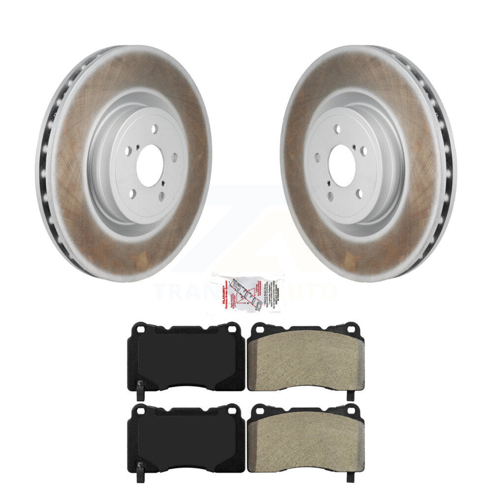 Front Coated Disc Brake Rotors And Semi-Metallic Pad Kit For Subaru BRZ Impreza Toyota 86 KGA-106206