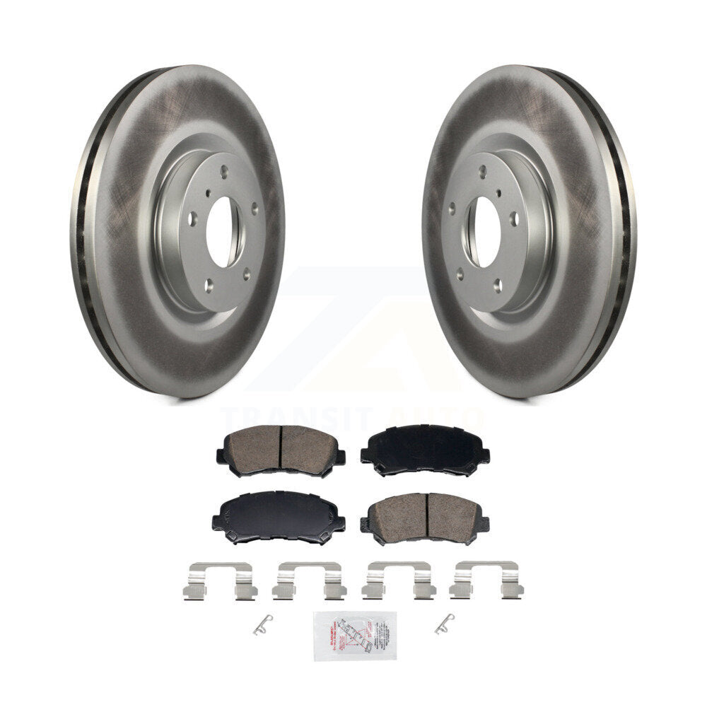 Front Coated Disc Brake Rotors And Ceramic Pads Kit For Nissan Maxima KGA-106212