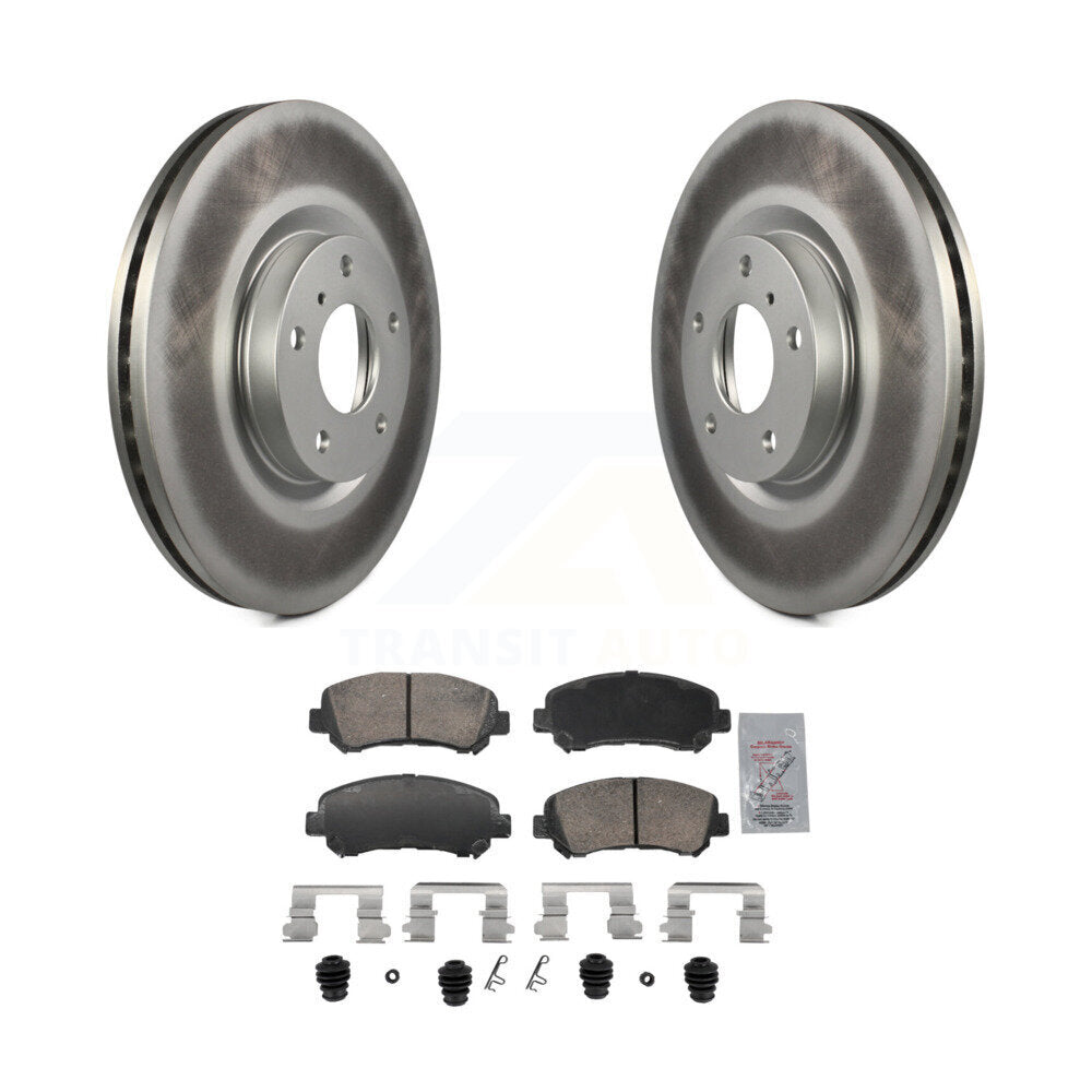 Front Coated Disc Brake Rotors And Ceramic Pads Kit For Nissan Maxima KGA-106213