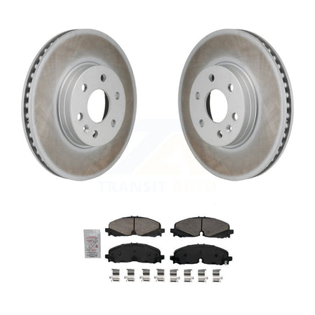 Front Coated Disc Brake Rotor Ceramic Pad Kit For 2021-2022 Chevrolet Colorado GMC Canyon KGA-106247