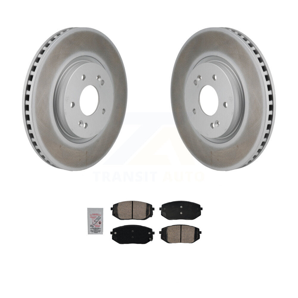 Front Coat Disc Brake Rotor Ceramic Pad Kit For Hyundai Tucson Kia Sportage Ioniq 5 EV6 6 KGA-106254