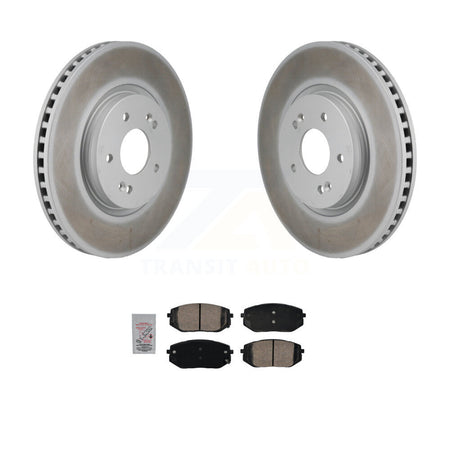 Front Coat Disc Brake Rotor Ceramic Pad Kit For Hyundai Tucson Kia Sportage Ioniq 5 EV6 6 KGA-106254