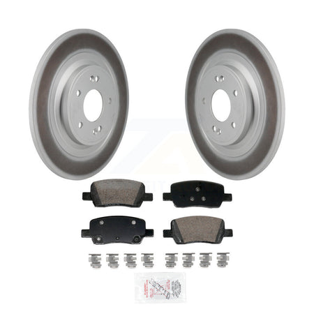 Rear Coat Disc Brake Rotors Ceramic Pad Kit For 2022-2023 Kia Carnival Hyundai Santa Cruz KGA-106258