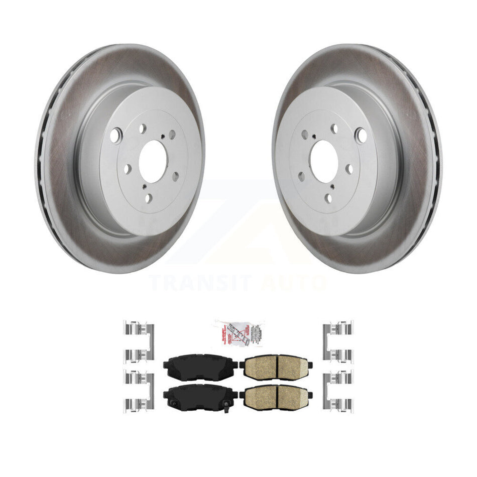 Rear Coated Disc Brake Rotors Ceramic Pad Kit For Subaru BRZ Toyota 86 With Brembo Brakes KGA-106276
