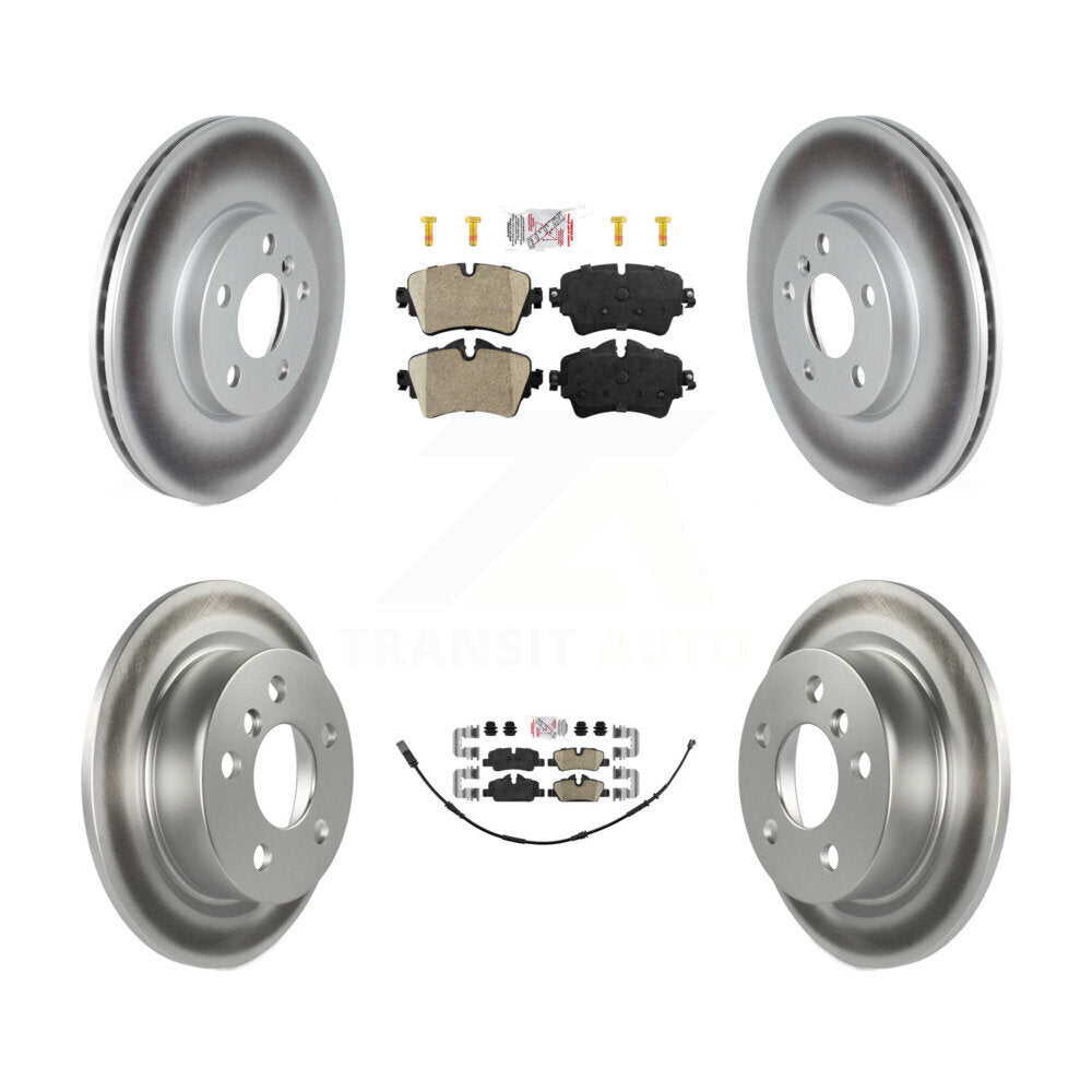 Front Rear Ceramic Pad Coated Disc Brake Rotor Kit For 2022 Mini Cooper S with GAS engine KGA-107558