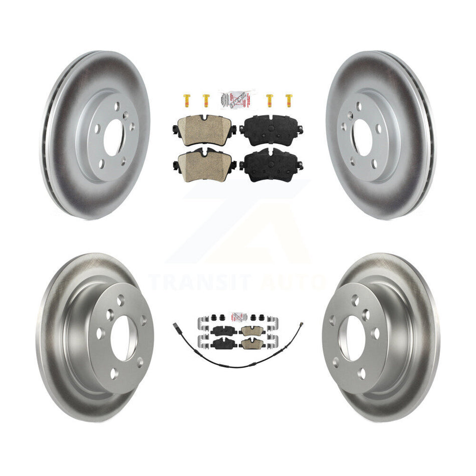Front Rear Ceramic Pad Coated Disc Brake Rotor Kit For 2022 Mini Cooper S with GAS engine KGA-107558