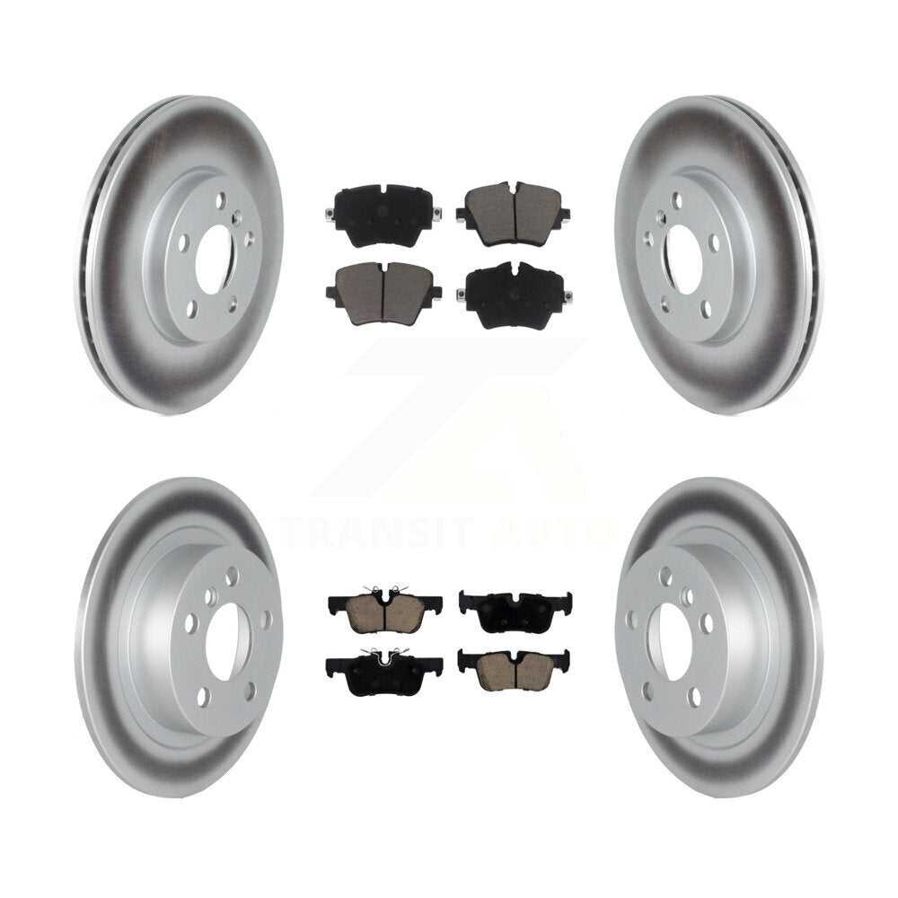 Front Rear Coated Disc Brake Rotor And Ceramic Pad Kit For Mini Cooper Countryman Clubman KGC-100992