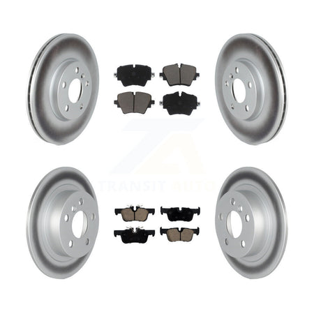 Front Rear Coated Disc Brake Rotor And Ceramic Pad Kit For Mini Cooper Countryman Clubman KGC-100992