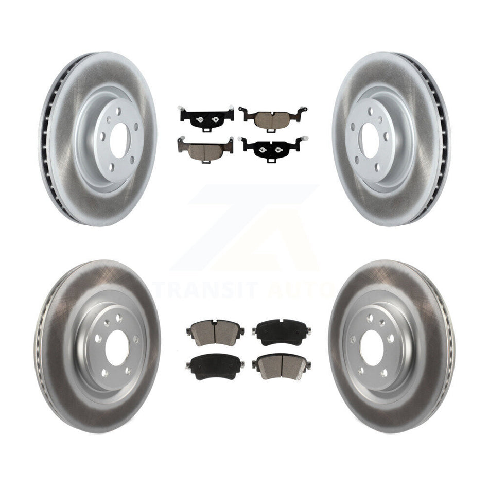 Front Rear Coated Brake Rotor Ceramic Pad Kit For Audi Q5 A5 Sportback A4 allroad Quattro KGC-101342