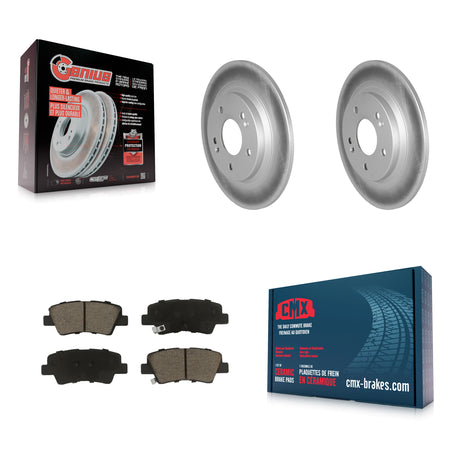 Rear Coat Brake Rotors Ceramic Pad Kit For 22-23 Hyundai Kona With Electric Parking KGC-102385