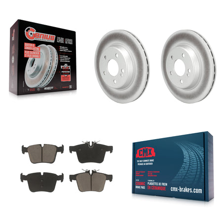 Rear Coated Disc Brake Rotors And Ceramic Pads Kit For Mercedes-Benz C300 C400 C350e KGC-102388