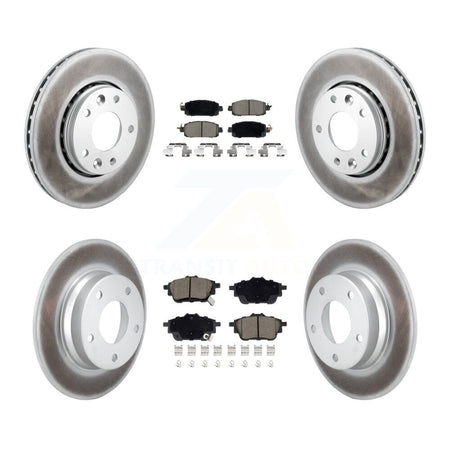 Front Rear Coat Brake Rotors Ceramic Pad Kit For 2020-2023 Nissan Sentra Disc rear brakes KGC-102524