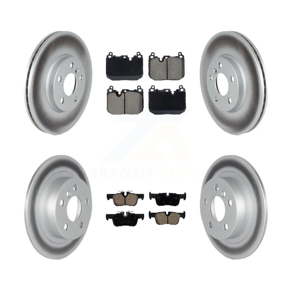 Front Rear Coat Brake Rotors Ceramic Pad Kit For Mini Cooper Clubman S With Sport Package KGC-102533