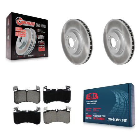 Front Coated Disc Brake Rotors And Ceramic Pads Kit For Land Rover Range Sport KGC-102606