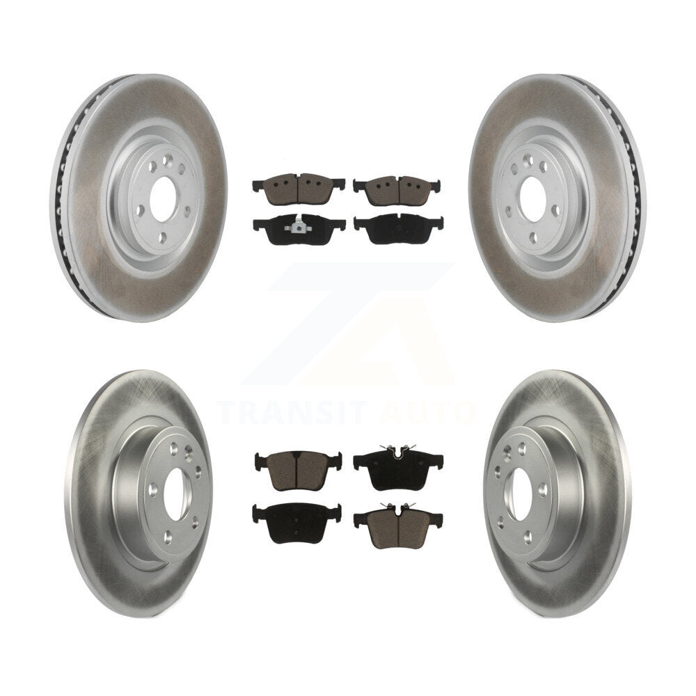 Front Rear Coat Brake Rotors Ceramic Pad Kit For Land Rover Discovery Sport Jaguar E-Pace KGC-102686