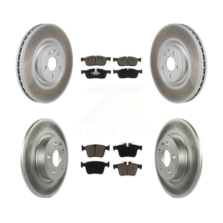 Front Rear Coat Brake Rotors Ceramic Pad Kit For Land Rover Discovery Sport Jaguar E-Pace KGC-102686