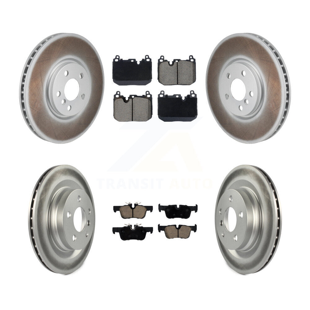 Front Rear Coated Disc Brake Rotor And Ceramic Pad Kit For Mini Cooper Countryman Clubman KGC-102710