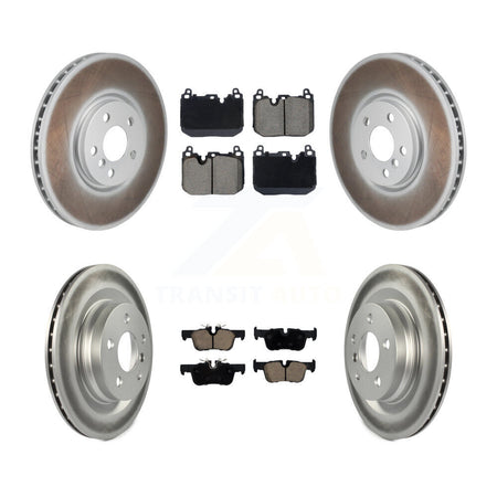 Front Rear Coated Disc Brake Rotor And Ceramic Pad Kit For Mini Cooper Countryman Clubman KGC-102710