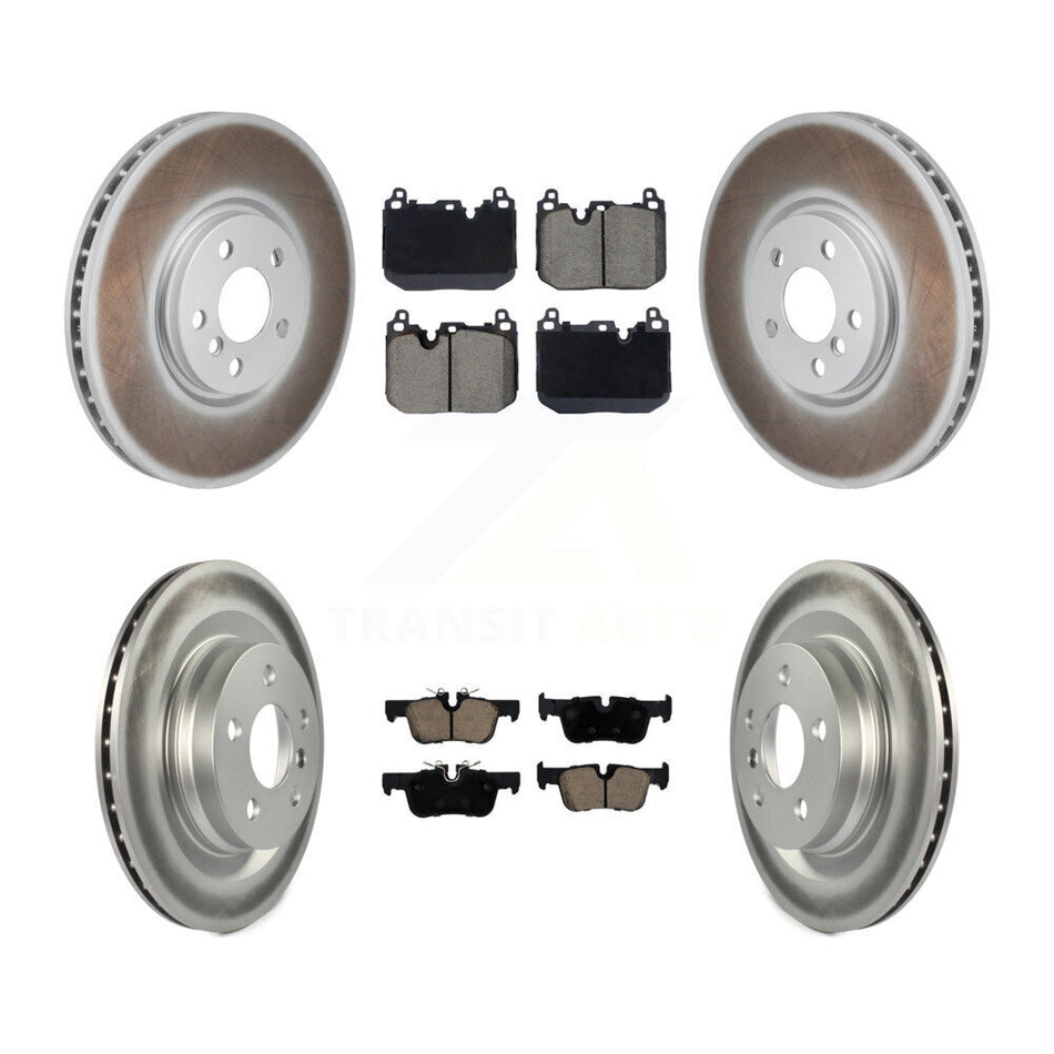 Front Rear Coated Disc Brake Rotor And Ceramic Pad Kit For Mini Cooper Countryman Clubman KGC-102710