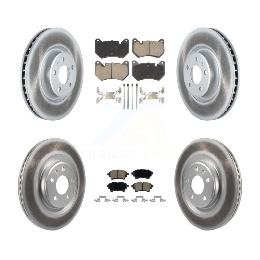 Front Rear Coated Disc Brake Rotors And Ceramic Pads Kit For Audi Q5 Sportback KGC-102739