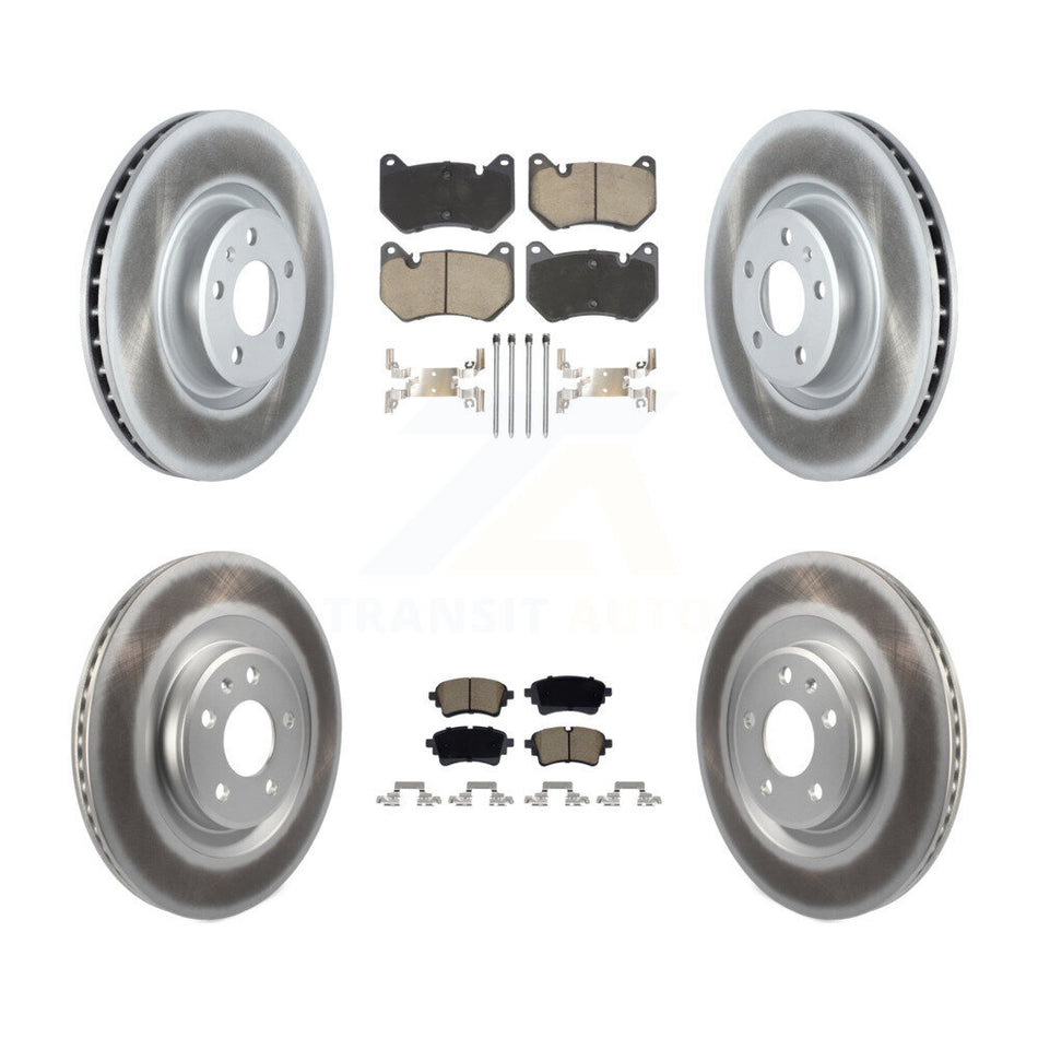 Front Rear Coated Disc Brake Rotors And Ceramic Pads Kit For Audi Q5 Sportback KGC-102739