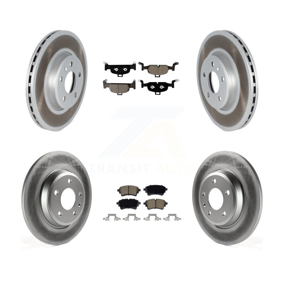 Front Rear Coat Brake Rotor Ceramic Pad Kit For Audi A5 Sportback DMSA engine designation KGC-102740